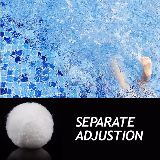 Starmatrix Boule filtrante Aqualoon Polypropylène Lavage à contre-courant Grille Filtre à sable Accessoires