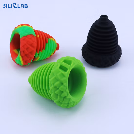 Embouchure de tuyau en silicone Accessoires pour fumer Bouche de fumée Paix avec filtre à charbon actif