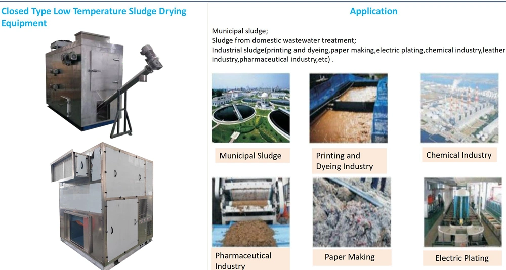 Heat Pump Sludge Drying Sludge Dryer