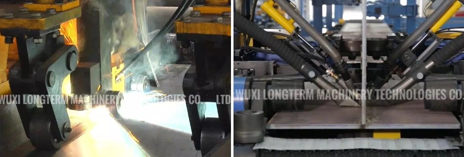 Fully Automatic Ce Certificate Assembly-Welding-Straightening 3 in 1 Intergrated Machine for H/I Beam Welding~