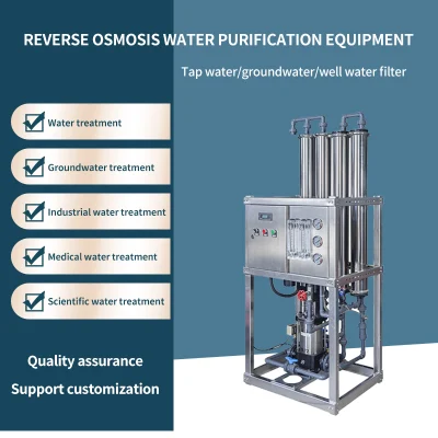 dessalement pur d'équipement de processus de l'eau de système de l'osmose inverse 500L RO